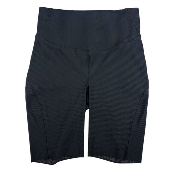 Lululemon Base Pace 8” High Rise Black Ribbed Shorts 4 - Picture 2 of 8